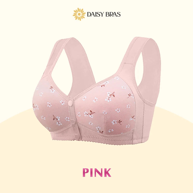 Daisy Comfort Bra – Pack of 3 (Front Button Edition)