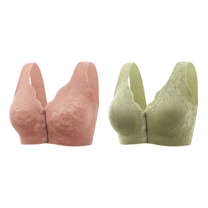 PACK OF 3  Front button Buckle Sleep Bras
