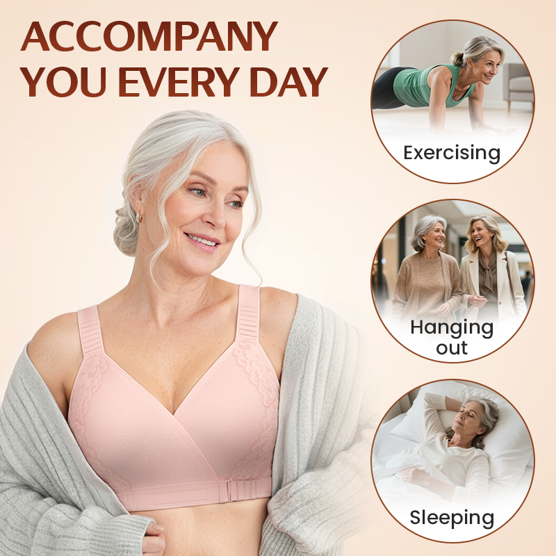 PACK OF 3  Ultimate Comfort Front -Wrap Bra