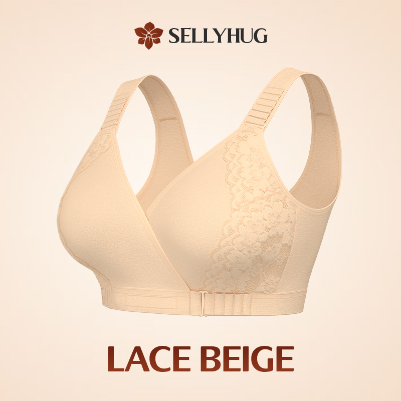 PACK OF 3  Ultimate Comfort Front -Wrap Bra