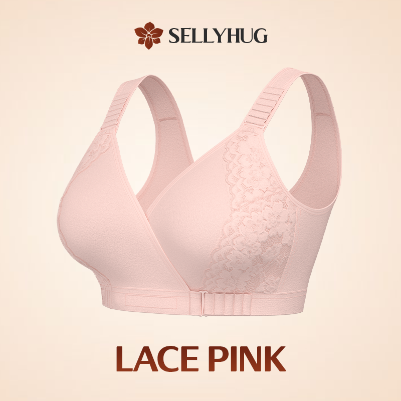 PACK OF 3  Ultimate Comfort Front -Wrap Bra