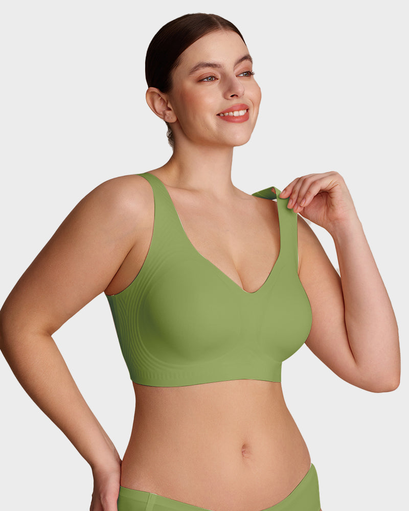 Pack of 3 Lifting Wire-Free Antibacterial Jelly Bra