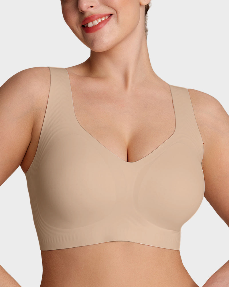 Pack of 3 Lifting Wire-Free Antibacterial Jelly Bra