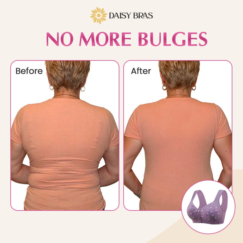 Daisy Comfort Bra – Pack of 3 (Front Button Edition)