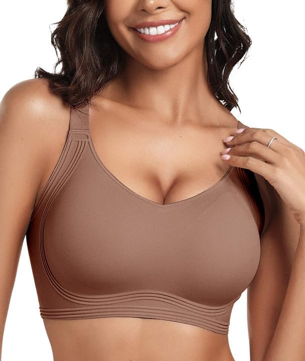 Pack of 3 Seamless Full Coverage Push Up No Underwire Bras