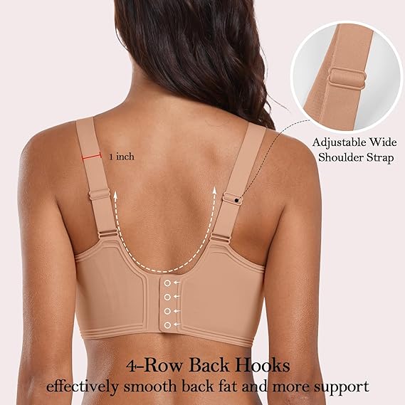 Pack of 3 Seamless Full Coverage Push Up No Underwire Bras